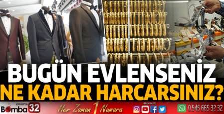 Bugün evlenseniz ne kadar harcarsınız?