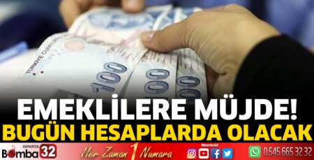 Bugün hesaplarda olacak