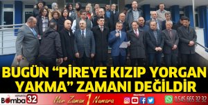 Bugün Pireye kızıp yorgan yakma zamanı değildir