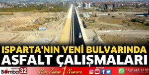 Bulvarda asfalt çalışmalarına başlandı