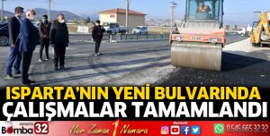 Bulvarda çalışmalar tamamlandı