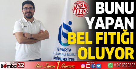 Bunu yapan bel fıtığı oluyor