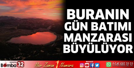Buranın gün batımı manzarası büyülüyor