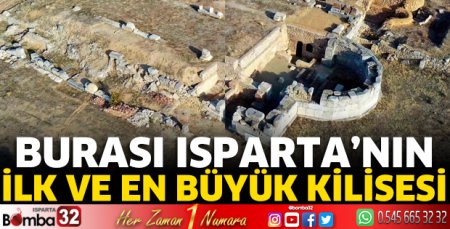 Burası Isparta'nın ilk ve en büyük kilisesi