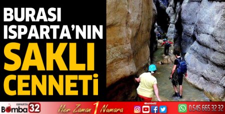 Burası Isparta'nın saklı cenneti