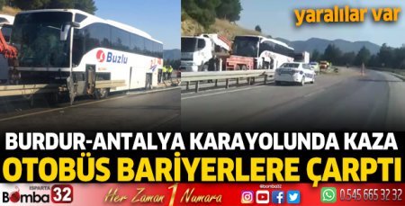 Burdur-Antalya karayolunda kaza
