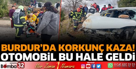 Burdur Gölhisar'da trafik kazası!