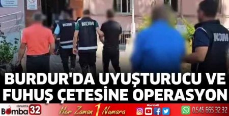 Burdur merkezli operasyona 6 tutuklama