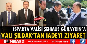 BURDUR VALİSİNDEN İADEYİ ZİYARET