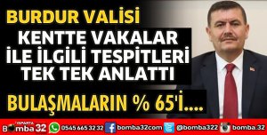 BURDUR VALİSİNDEN KORONAVİRÜS AÇIKLAMASI