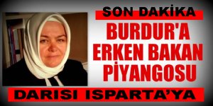 Burdur'a erken bakan piyangosu