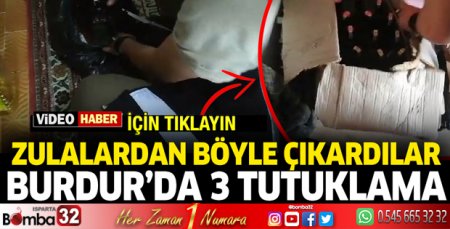 Burdur'da 3 tutuklama