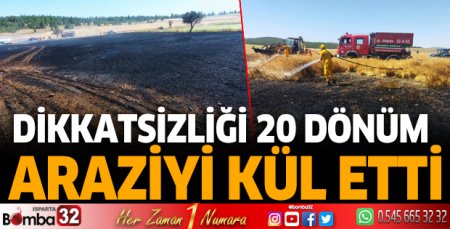 Burdur'da arazi yangınlarının ardı arkası kesilmiyor
