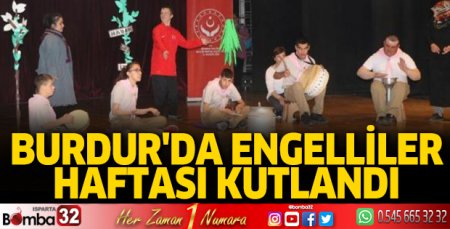 Burdur'da Engelliler Haftası kutlandı
