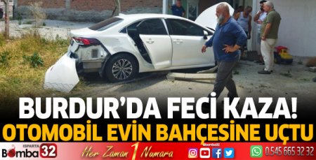 Burdur'da feci kaza 