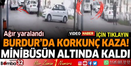 Burdur'da kadın ağır yaralandı