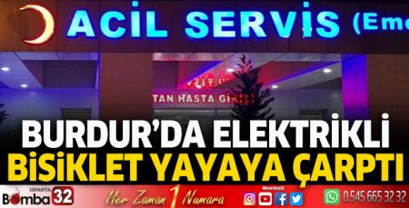 Burdur'da kaza 1 yaralı
