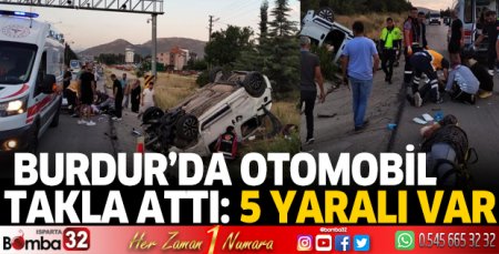 Burdur'da korkunç kaza 