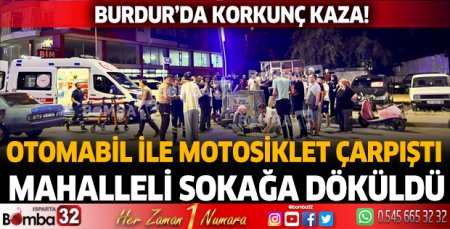 Burdur'da korkunç kaza!