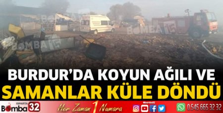 Burdur'da yangın paniği!