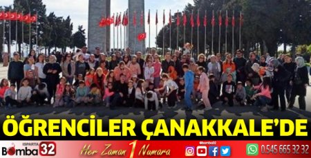 Burdurlu öğrencilerden Çanakkale gezisi