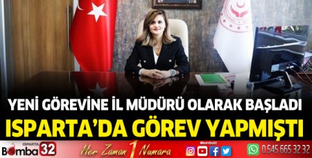 Burdur'un genç müdürü görevine başladı