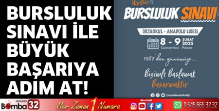 Bursluluk sınavı ile büyük başarıya adım at!