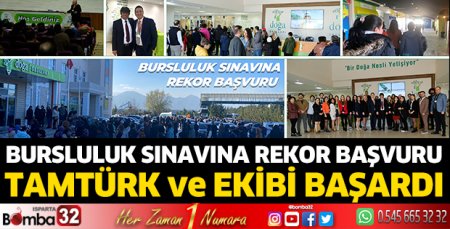 Bursluluk sınavına rekor başvuru