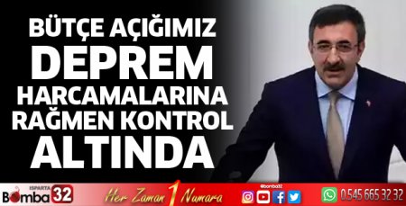Bütçe açığımız deprem harcamalarına rağmen kontrol altında