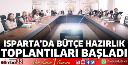 Bütçe hazırlık toplantıları başladı