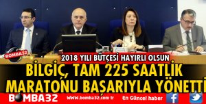 BÜTÇE MARATONU BİTTİ