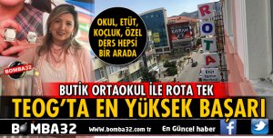 BUTİK ORTAOKUL İLE ROTA TEK TEOG'TA EN YÜKSEK BAŞARI!