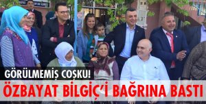 BÜYÜK COŞKU İLE KARŞILANDI