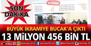 BÜYÜK İKRAMİYE BUCAK'A ÇIKTI
