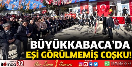Büyükkabaca’da eşi görülmemiş coşku!