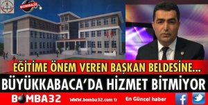 BÜYÜKKABACA’DA HİZMET BİTMİYOR