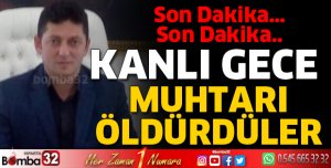 Büyükkabaca'da silahlı çatışma 1 ölü