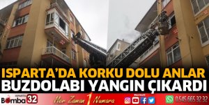 Buzdolabı yangın çıkardı