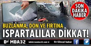 BUZLANMA, DON VE FIRTINAMSI RÜZGAR UYARISI
