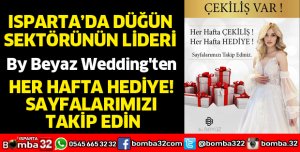 By Beyaz Wedding'ten her hafta hediye