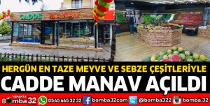 CADDE MANAV AÇILDI