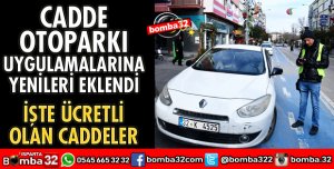 CADDE OTOPARKI UYGULAMALARINA YENİLERİ EKLENDİ