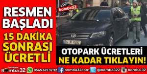 CADDELERDE ÜCRETLİ OTOPARK UYGULAMASI BAŞLADI