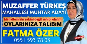 ÇAĞDAŞ VE AYDINLIK BİR MUZAFFER TÜRKEŞ İÇİN ADAYIM