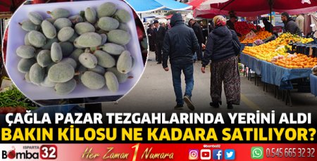 Çağla pazar tezgahlarında yerini aldı