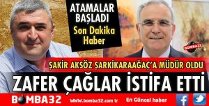 ÇAĞLAR İSTİFA ETTİ, AKSÖZ, MÜDÜR OLDU
