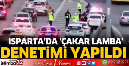 Çakar lamba denetimi yapıldı