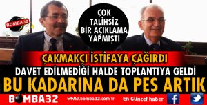 ÇAKMAKÇI'DAN CHP İL BAŞKANINA İSTİFA ET ÇAĞRISI
