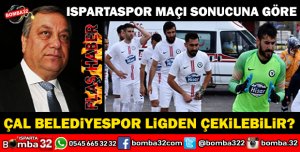 ÇAL BELEDİYESPOR İÇİN ISPARTASPOR MAÇINDAN SONRA LİGDEN ÇEKİLECEK Mİ?
