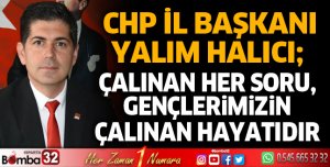 Çalınan her soru, gençlerimizin çalınan hayatıdır